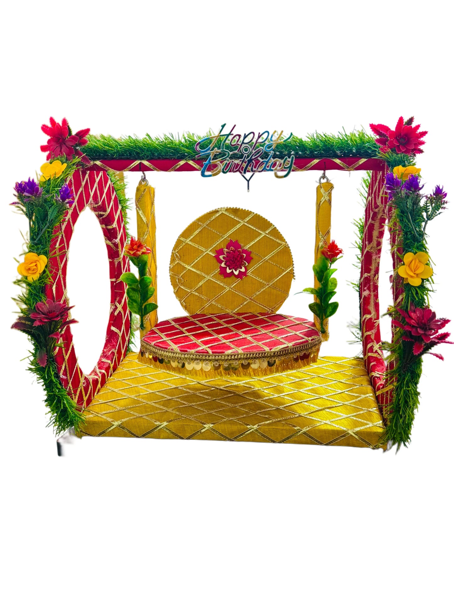 Heavy Wooden Jhula For Laddu Gopal Ji