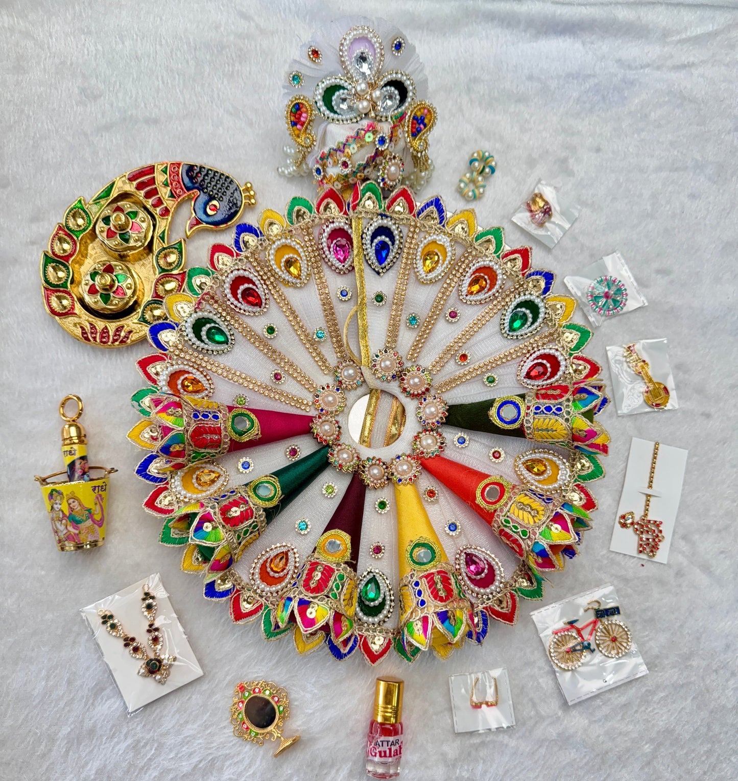 Laddu Gopal Holi Special Set –Krishna’s Rangotsav