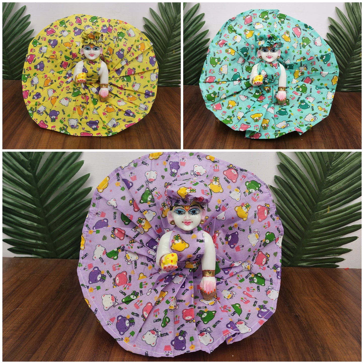 Summer Special Cotton Dress pack of 3 for laddu gopal ji