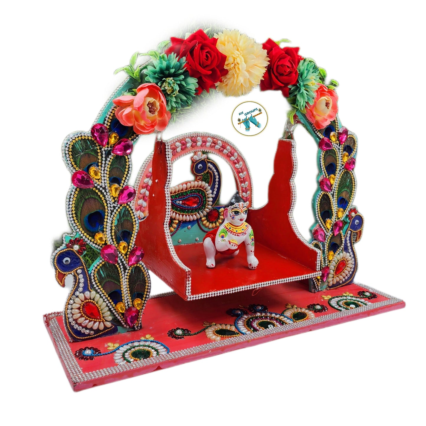 laddu-gopal-heavy-designer-jhula-box-packing