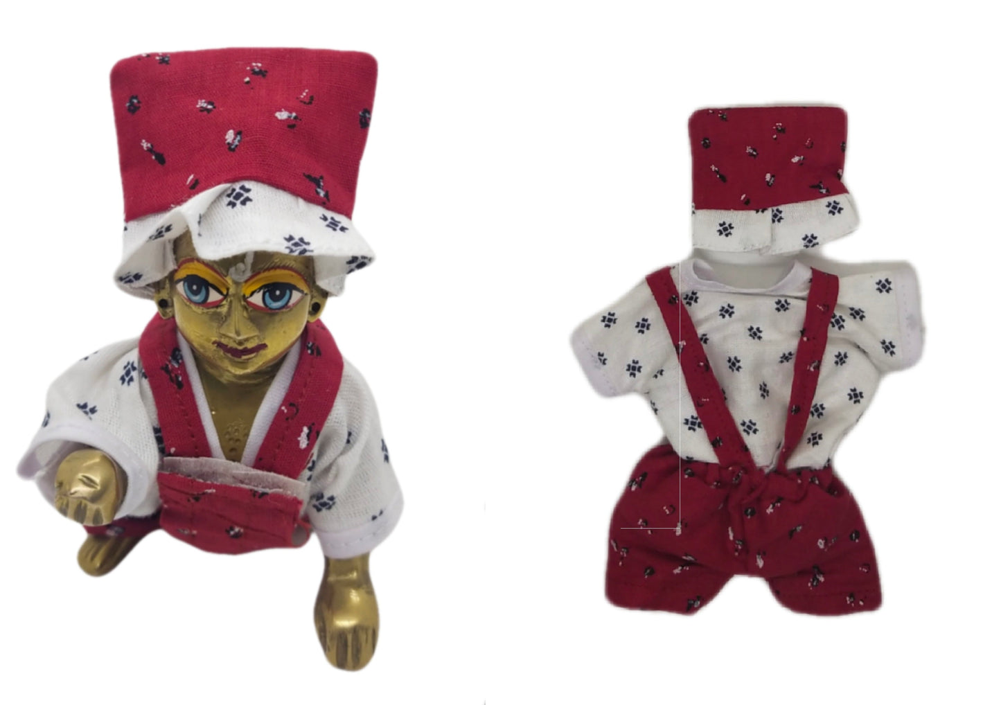 beautifull bib suit for laddu gopal ji