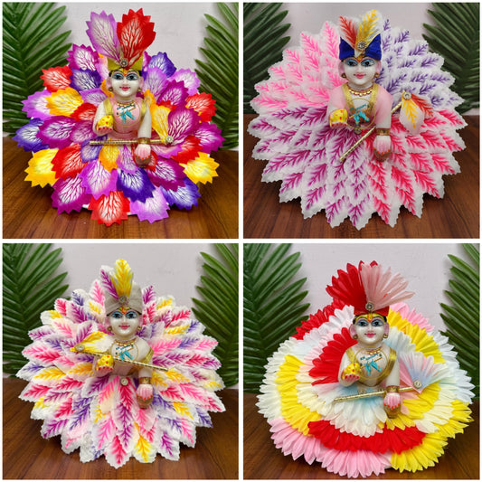 Unique Leaf Dress Combo Pack of 4 dresses with pagdi