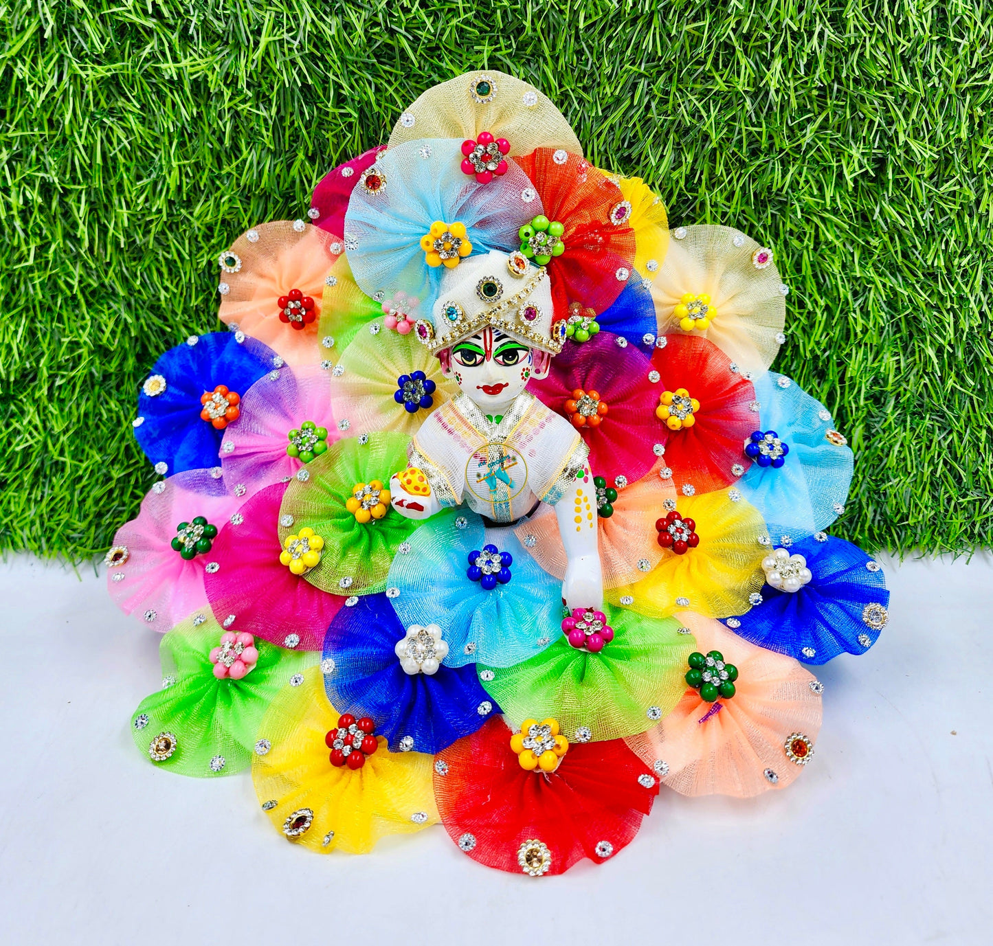 Beautiful multi dress for holi