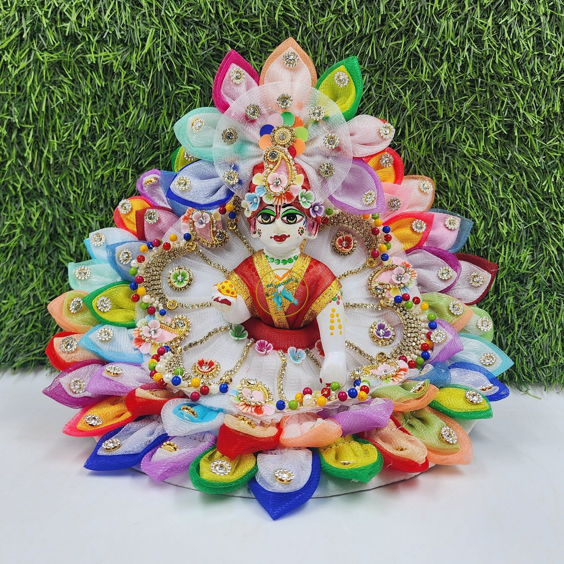 Beautiful multi dress for holi