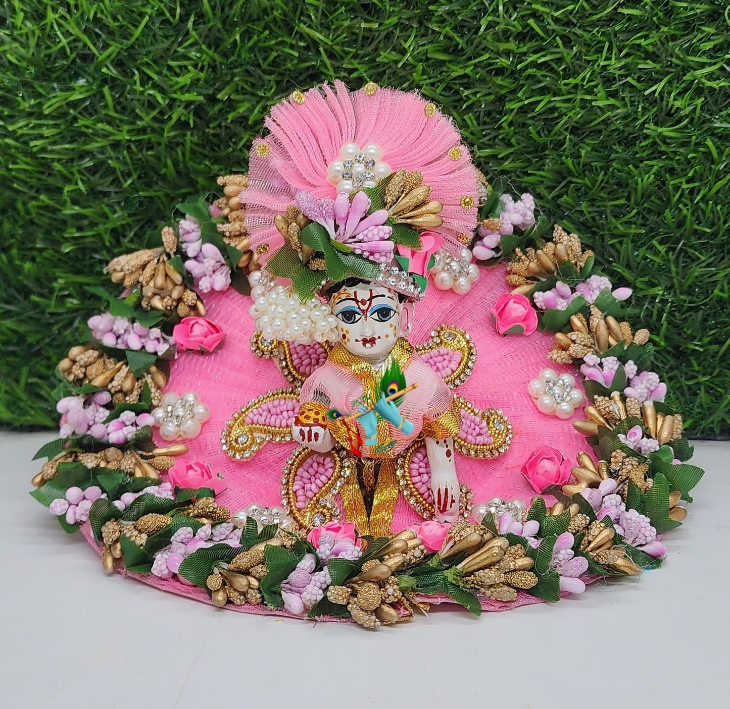 beautiful-white-heavy-dress-with-pagdi-for-laddu-gopal-ji