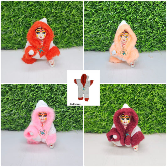 Laddu Gopal fancy attached inner suit (pack of 4) [Random Color]