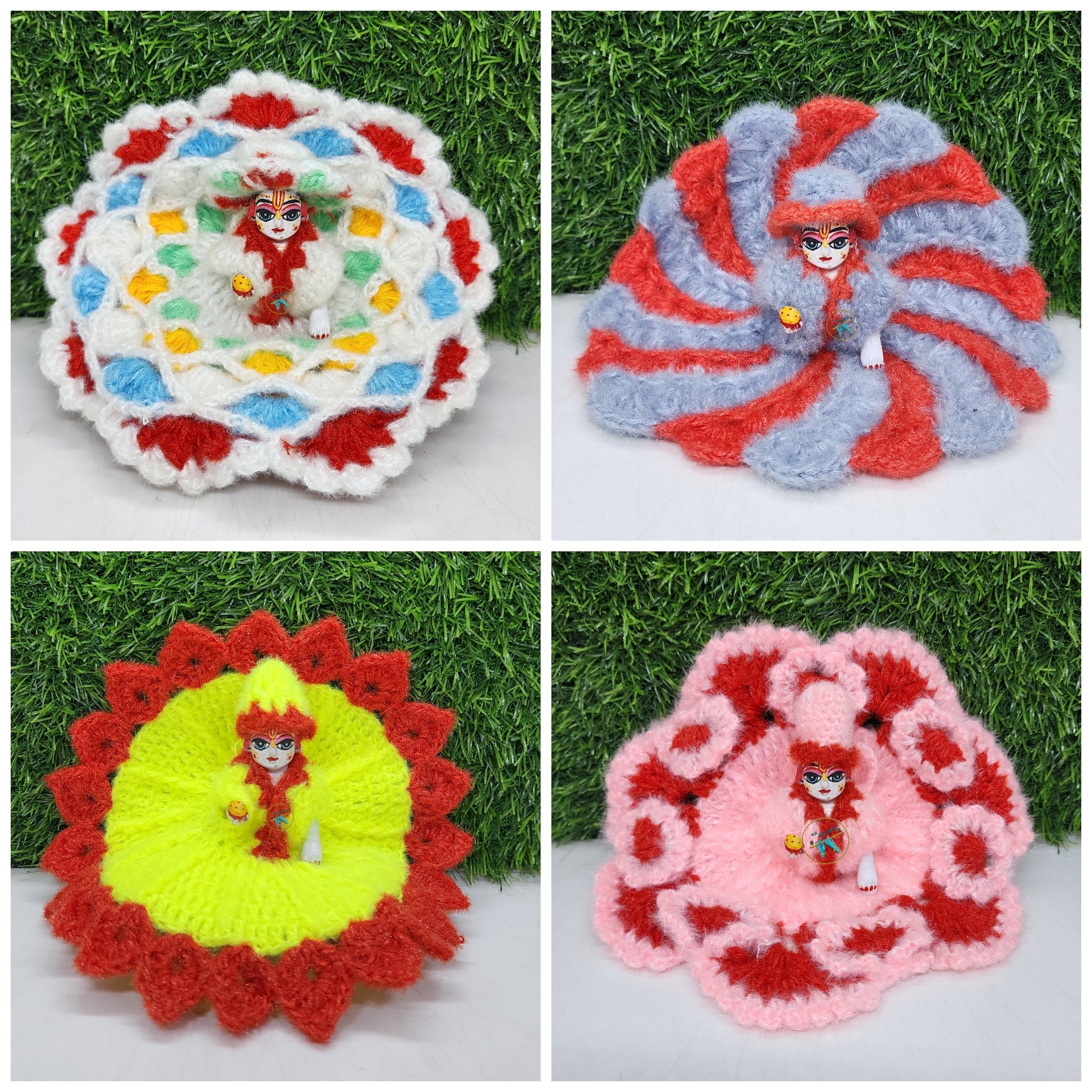 Premium Woolen Dress Combo Pack of 4 [Random Colour and Random Prints]