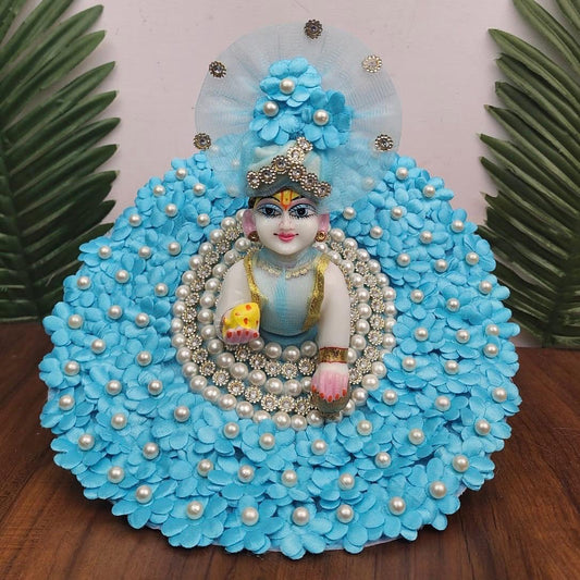 Sky Pearl dress for laddu gopal ji