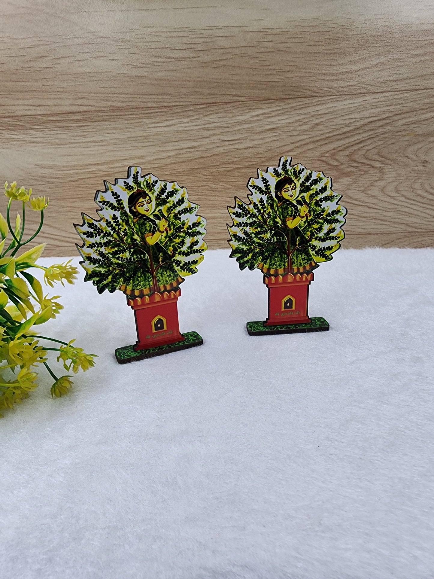 Home decor item [1 pair Tulsi]