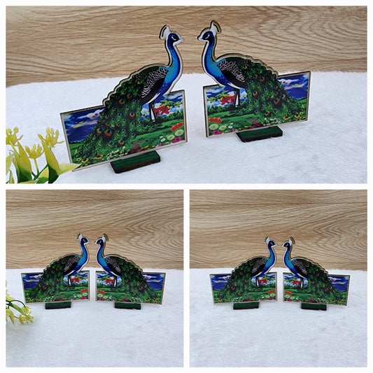 Home decor item [1 pair peacock]