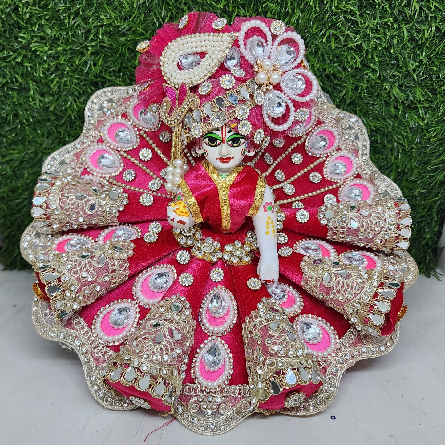 Rani heaviest dress for laddu gopal ji