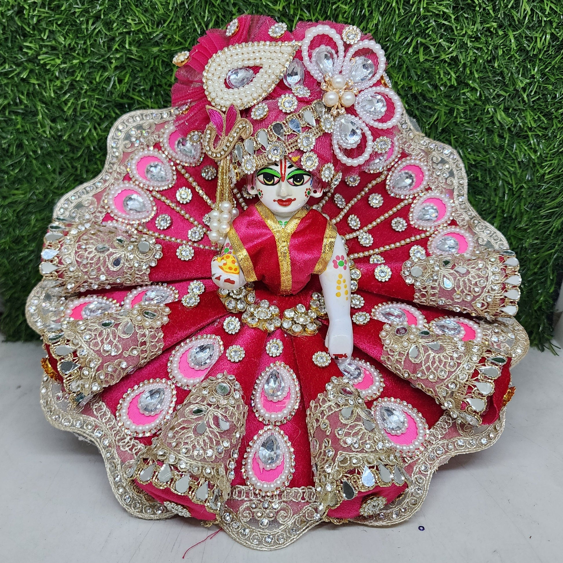 Rani heaviest dress for laddu gopal ji