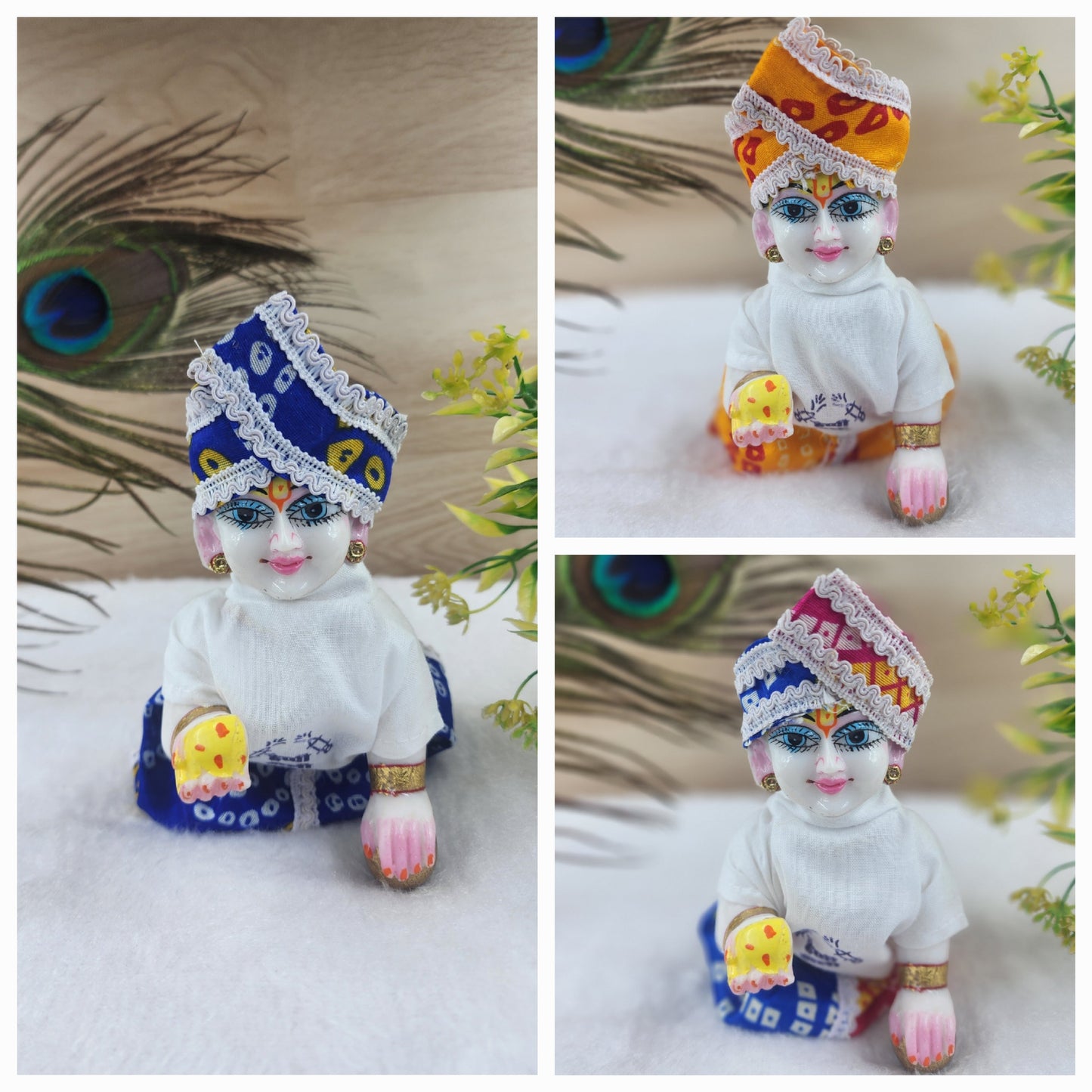 Happy holi prints western dress pack of 3 size [ 0-6] Random colours and prints.