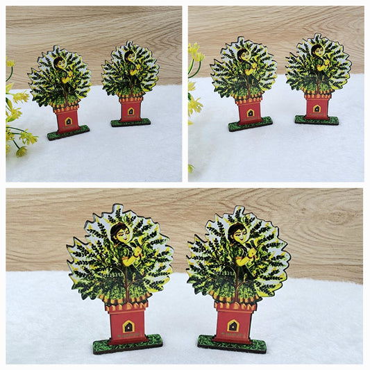 Home decor item [1 pair Tulsi]