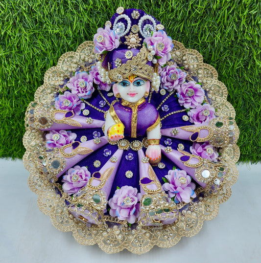 Unique Cone Dress for laddu gopal ji with pagdi