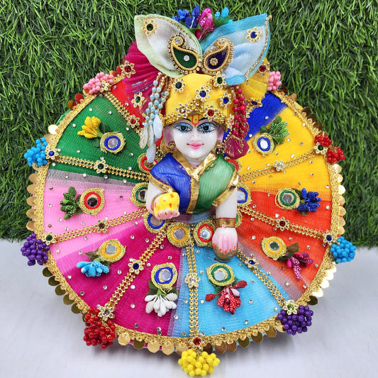 Holi Special Multi base dress special for laddu gopal ji